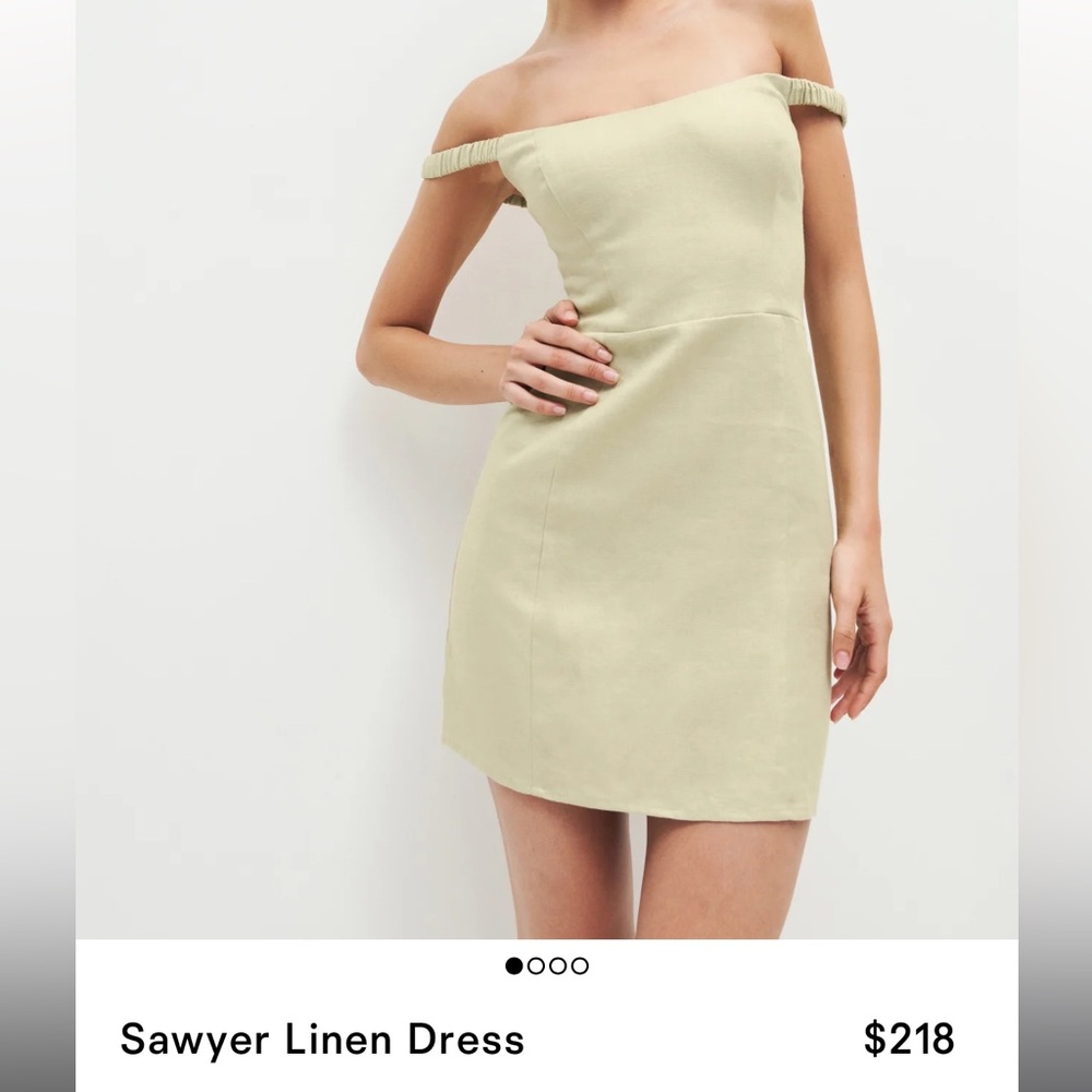 Reformation linen dress